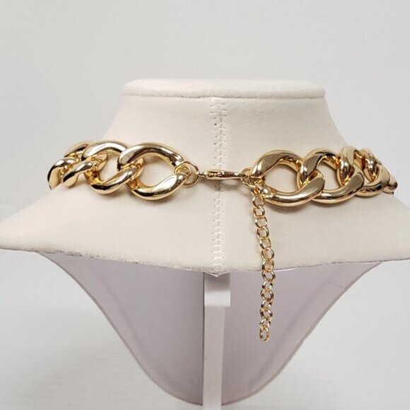 Authentic Louis Vuitton Lock & Key Gold with Unbranded Cuban Style Chain 092925 - Picture 4 of 9